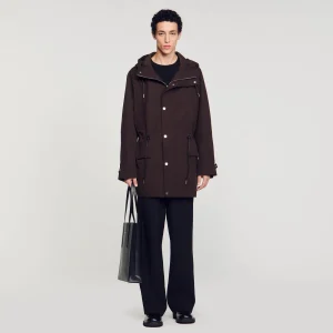 Abrigos & Cazadoras<Sandro Paris Parka De Algodon