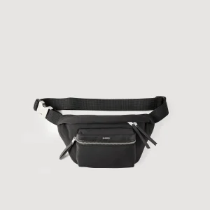 Minibolsos<Sandro Paris Rinonera De Tela Y Cuero