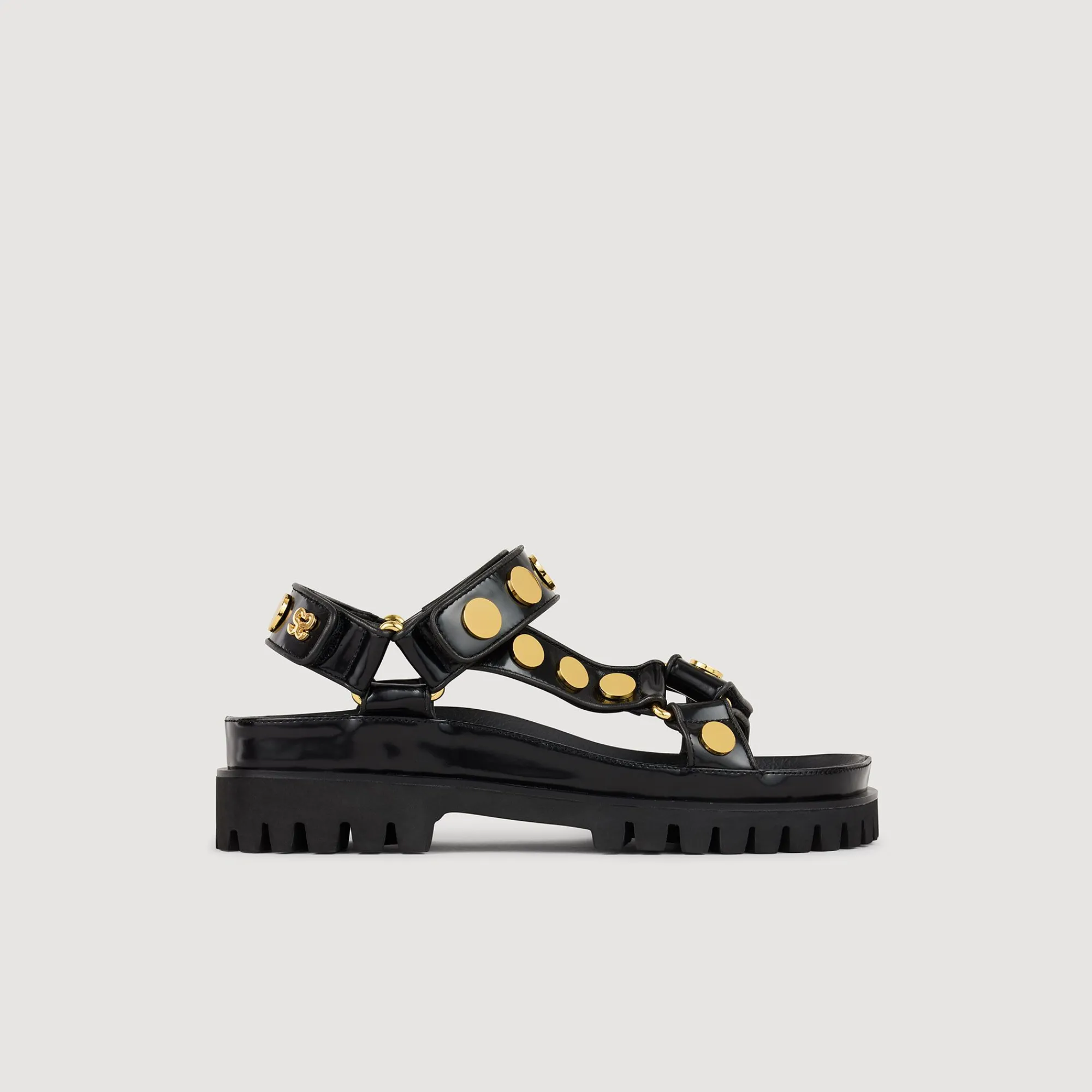 sandalias_dentadas_con_tachuelas_0.webp Sandalias<Sandro Paris Sandalias Dentadas Con Tachuelas