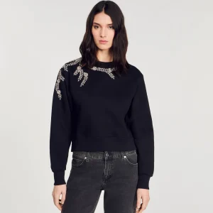 Sudaderas<Sandro Paris Sudadera Con Bordado Joya