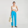 Tops & Camisas<Sandro Paris Top Corto De Mezcla De Lino