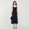 Vestidos<Sandro Paris Vestido De Tirante Fino